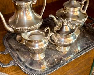 Silver plate coffee server