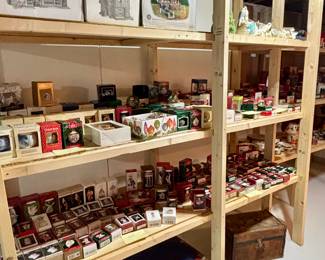 Dept 56 houses and accessories.  Hallmark ornaments Angels, Animals, Barbie, Frame ornaments Star Wars, Star Trek,  Year specific and many more categories
