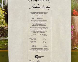 Certificate of Authenticity 272/1000