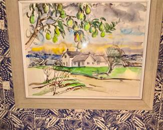 Framed wall art