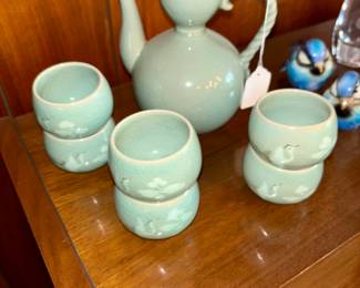 Vintage Sake set