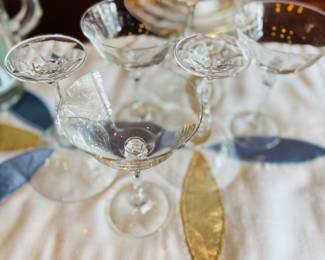 Noritake Duet Champagne glasses