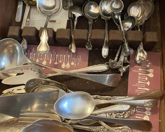 A mix of sterling - Tiffany, etc.
