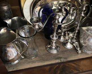 Mix of sterling and plate