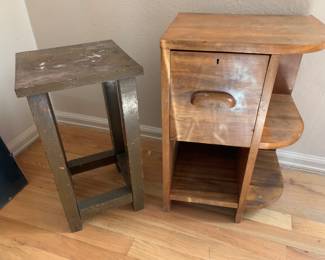 Wooden bedside stands 