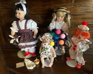 Handmade porcelain dolls