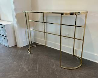 D71 - $175. Bombay Lulu's Bar - Standing Desk, Work Surface. Measures 53" wide x 20.5" deep  x 36.5" tall. 
