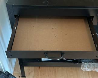 D48 - $80. WEN Multi Purpose Workbench. Model WB4723T. Has been used inside in a workroom for 3D printing equipment. Measures 47.5" wide x 2' deep 62.5" tall. 