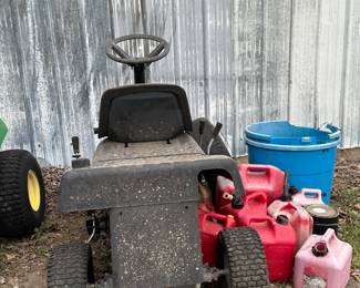 A couple of lawnmowers