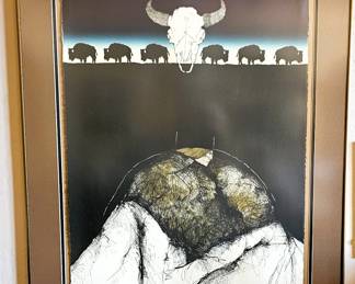 Armando Pena signed and numbered and watermarked. Art entitled "Georgia on My Mind."