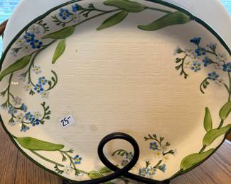 Franciscan Forget Me Not Platter
