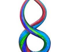 Murano Marked Art Glass Sculpture