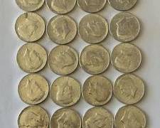 Roll of 20 - 1964 Silver Kennedy Half Dollars all Brilliant Uncirculated