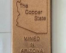 1/2 Pound Arizona Mined Copper Bar