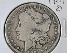 1901 O Morgan Silver Dollar Good Condition Coin