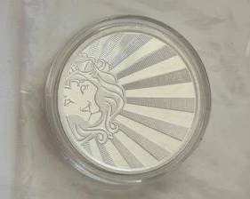 1 Ounce .999 Fine Silver Scottsdale Mint Reserve Round Gem Condition