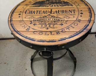 Wine Barrel Table