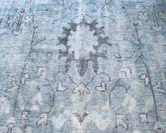 Lovely Kellogg Collection almost new large room sized rug is soft blues.....Dont miss this one!! We rarely have them at Estate Sales!!