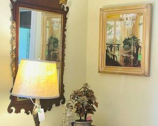Everyone needs at least one Chippendale mirror!!
