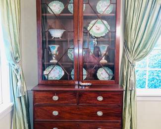 English step back George III cupboard....Circa 1780-1820...This would be lovely in any room!!