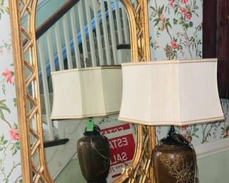 Lovely modern gilt mirror...