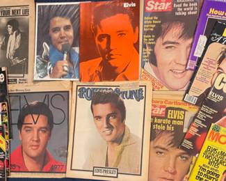 Elvis Magazines, Pictures etc