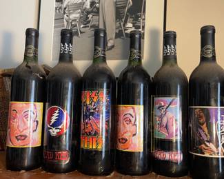 Rock Bottles of Wine? Safe in front of Sinatra who would never drink that crap.