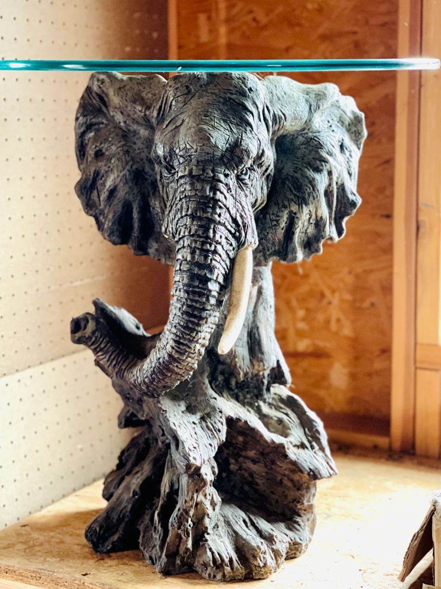 Realistic Elephant Table Lamp