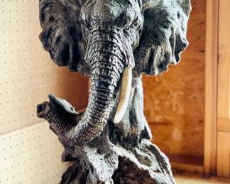 Realistic Elephant Table Lamp