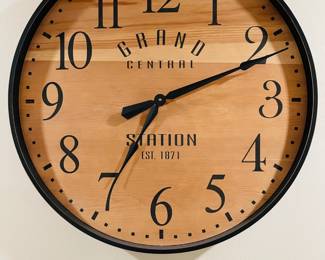 27" Diameter 'Grand Central Station' Wall Clock