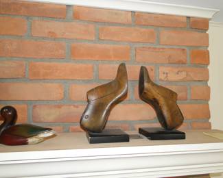 Show forms, made into bookends