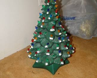 Vintage classic ceramic Christmas Tree