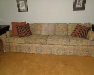 The longest sofa on record for Great Lakes Estate Sales. Elvis Presley would be impressed