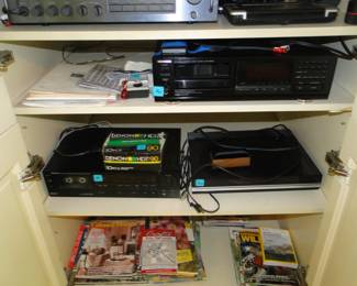 More electronics and magazines