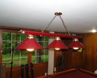 Pool table light