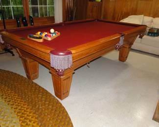 AMF 8 foot 3 piece slate table