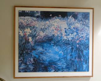Lively piece of framed artwork