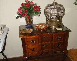 Brass birdcage, and lots of wonderful smaller items too