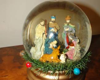 This is the second of two outstanding snow globes that we have.