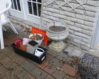 Cement planter and other great planters too