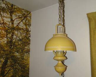Swag 1970's lamp