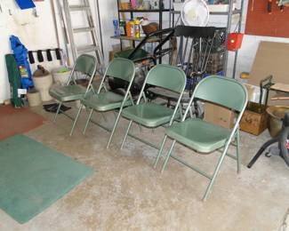We have a lovely set of Samsonite Folding chairs