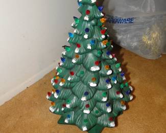Vintage ceramic Christmas Tree