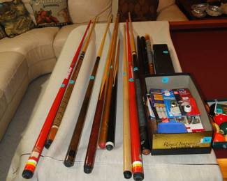 Pool cues
