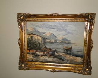 Jazz up your living area with this classic framed painting