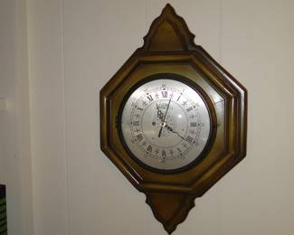 Roman numeral wall clock