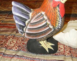 Rooster, the really good kind, which is Folk Artsy
