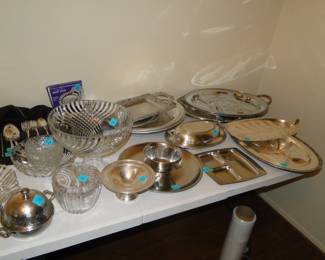 Lots of great serving pieces