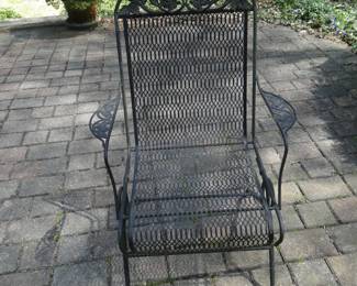 Another vintage wrought iron chair