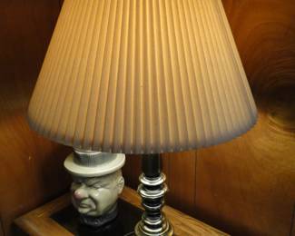 Another brass lamp